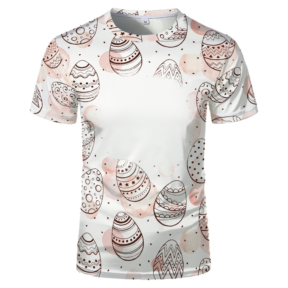 BCT17-Sublimation Easter Bleach T-shirt