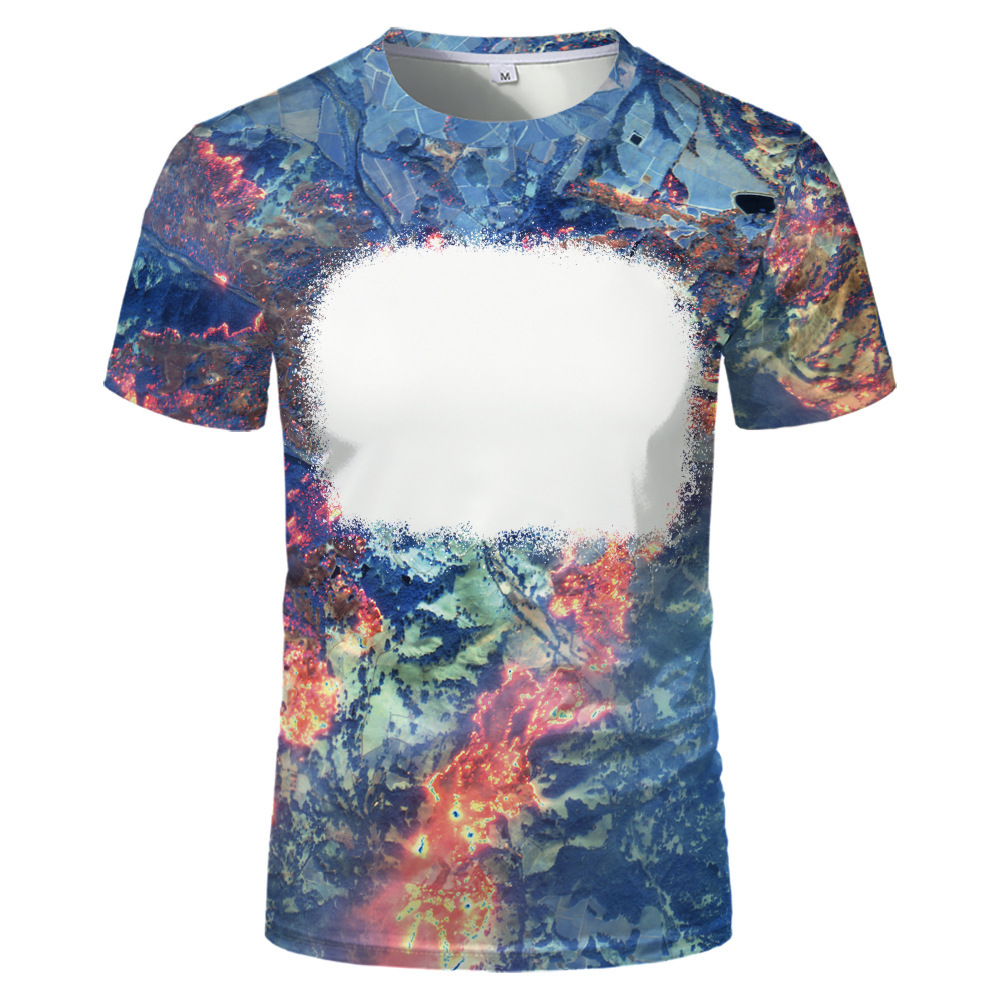 BCT20-Sublimation Bleach T-shirt