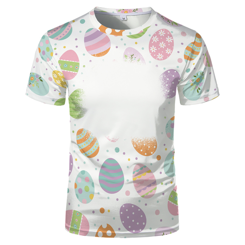 BCT17-Sublimation Easter Bleach T-shirt
