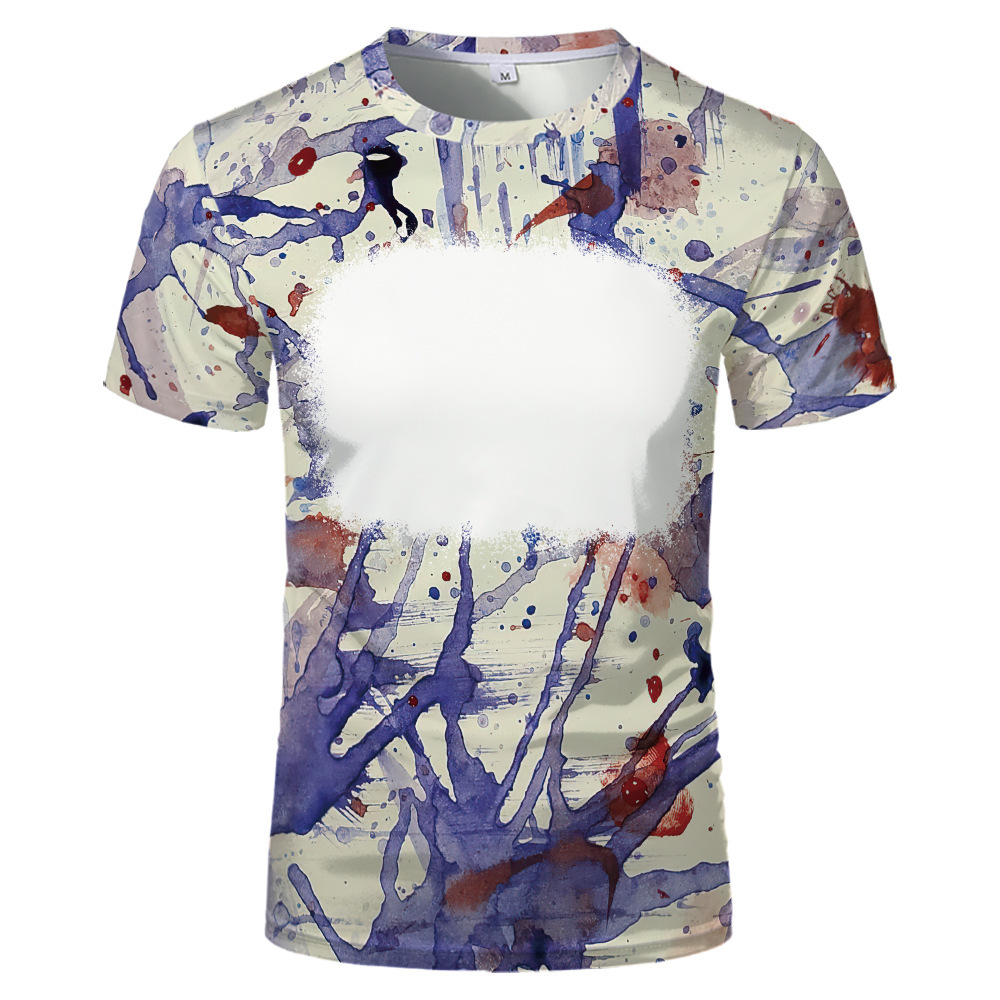BCT20-Sublimation Bleach T-shirt