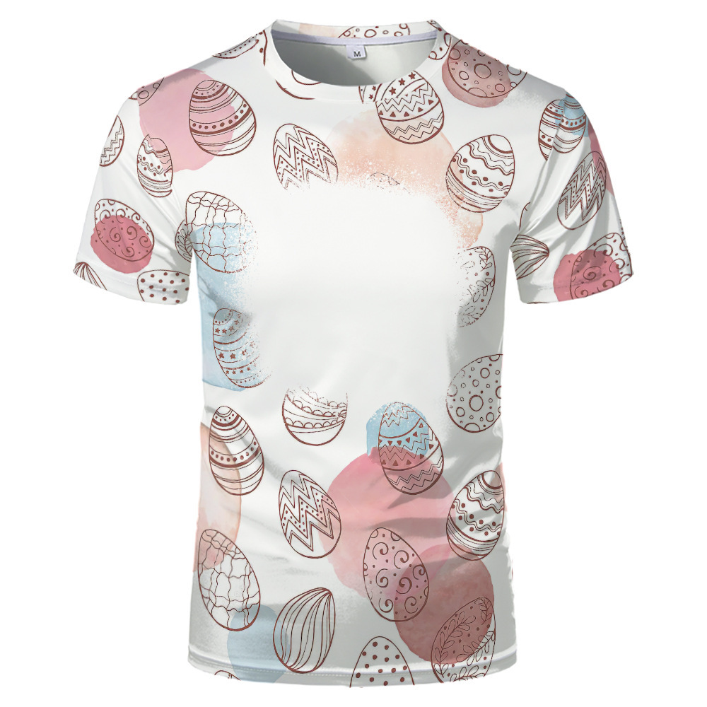 BCT17-Sublimation Easter Bleach T-shirt