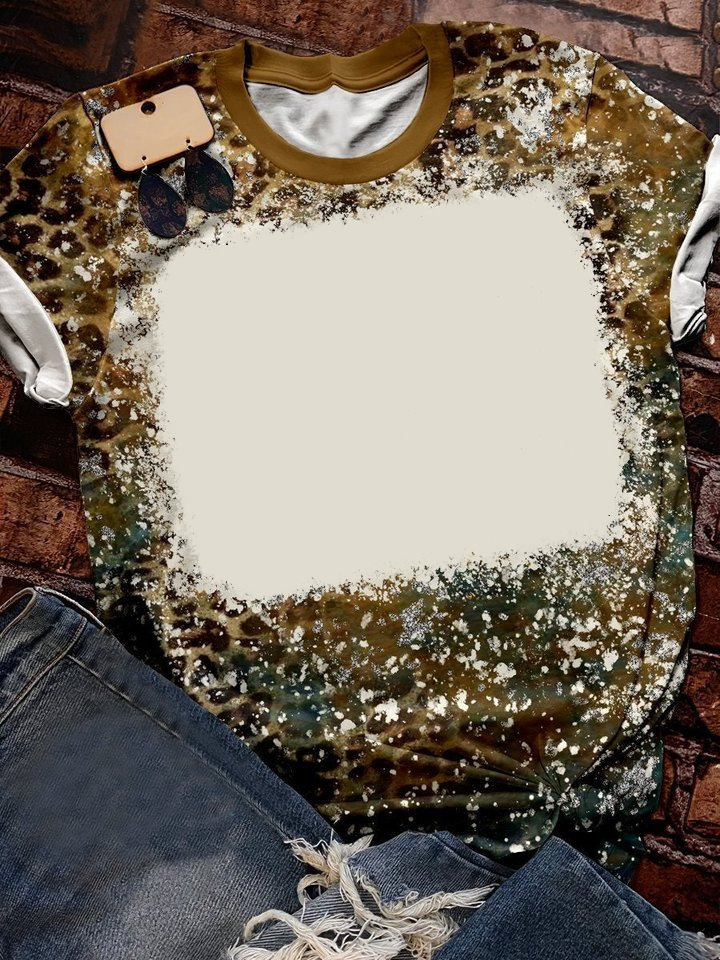 BCT14-Sublimation Bleach T-shirt