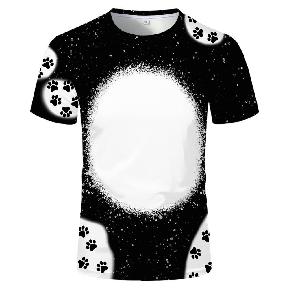 BCT29-Sublimation Bleach T-shirt