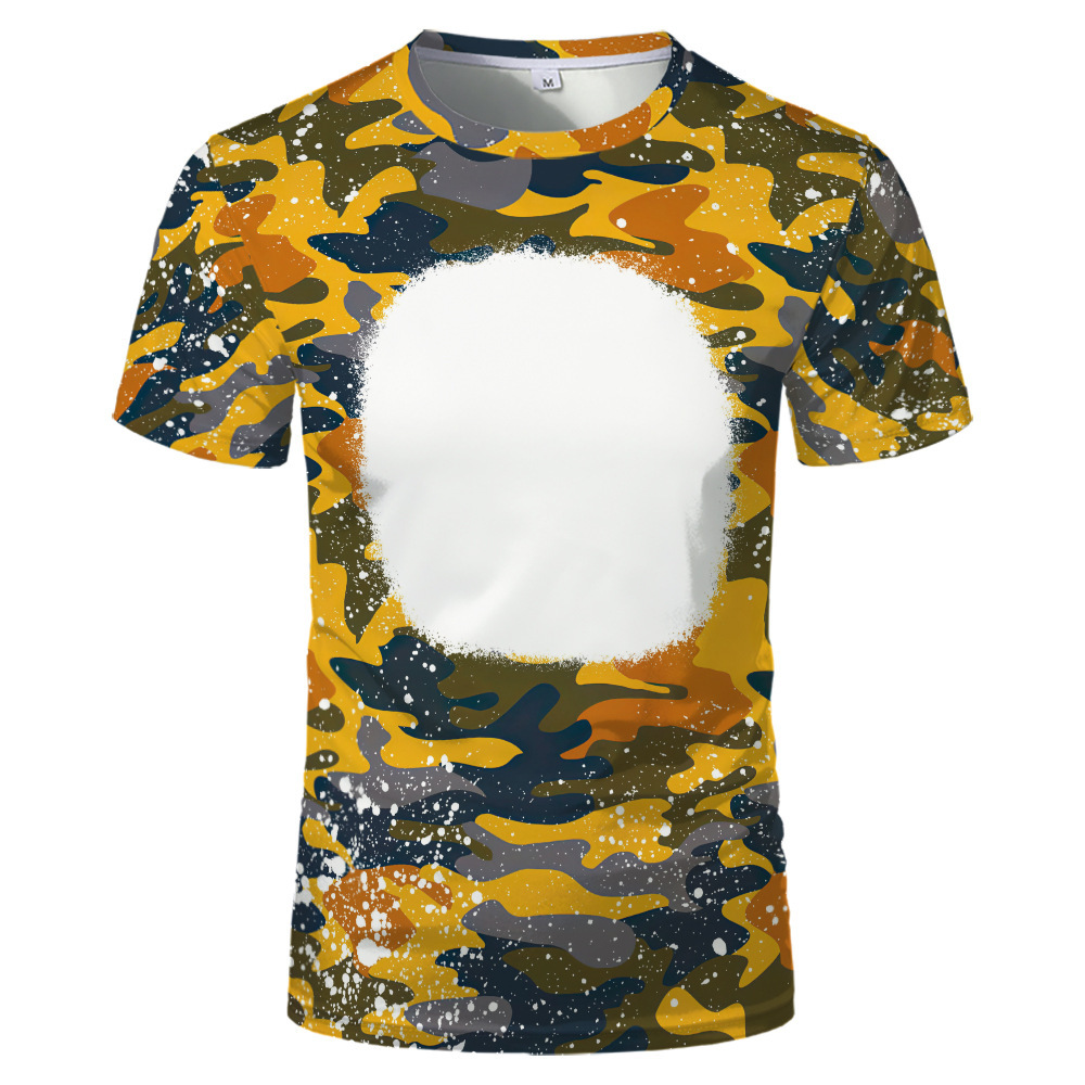BCT23-Sublimation Bleach T-shirt