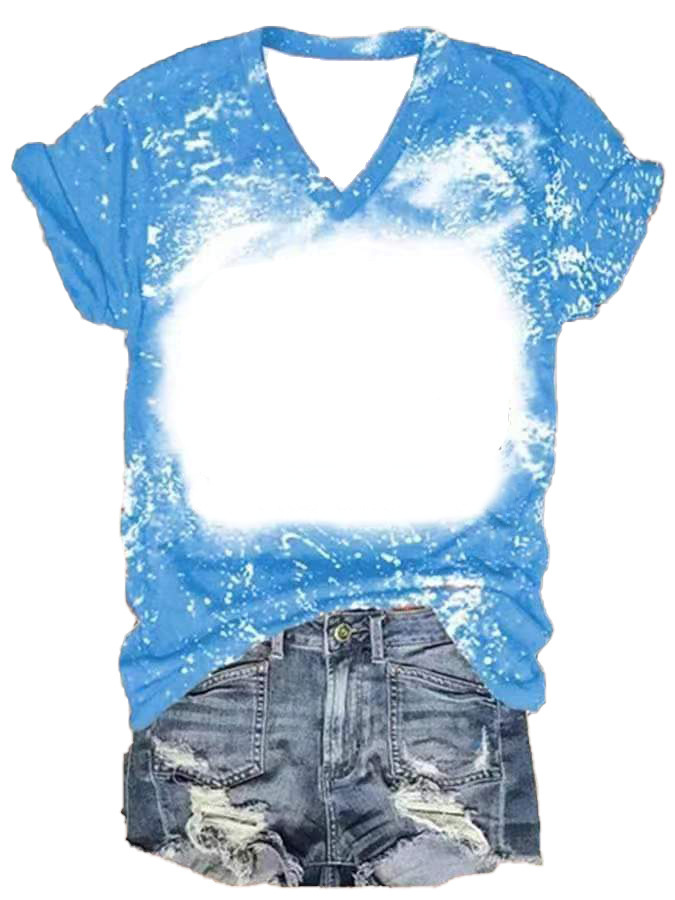 BCT33-Sublimation V-neck T Shirt
