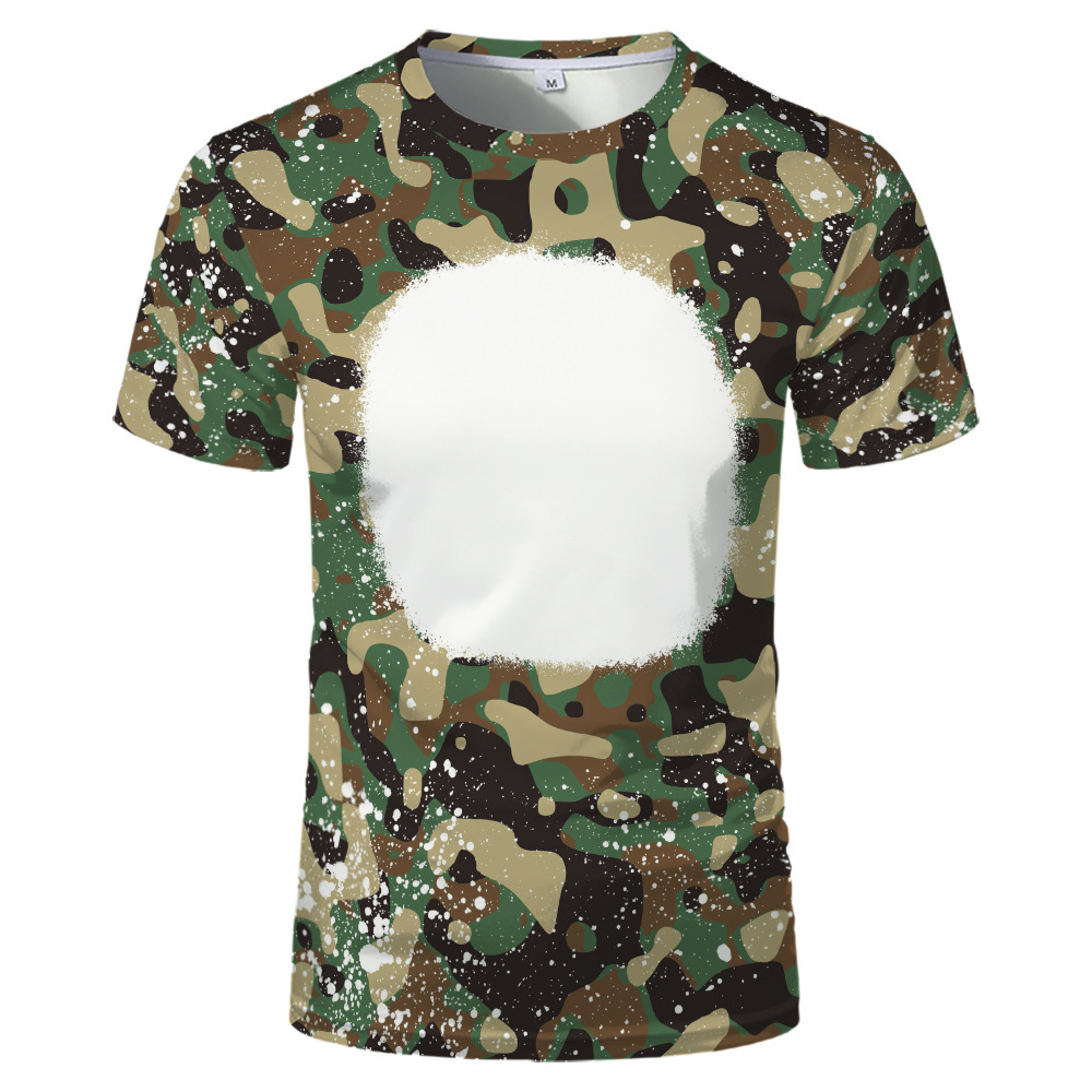 BCT23-Sublimation Bleach T-shirt