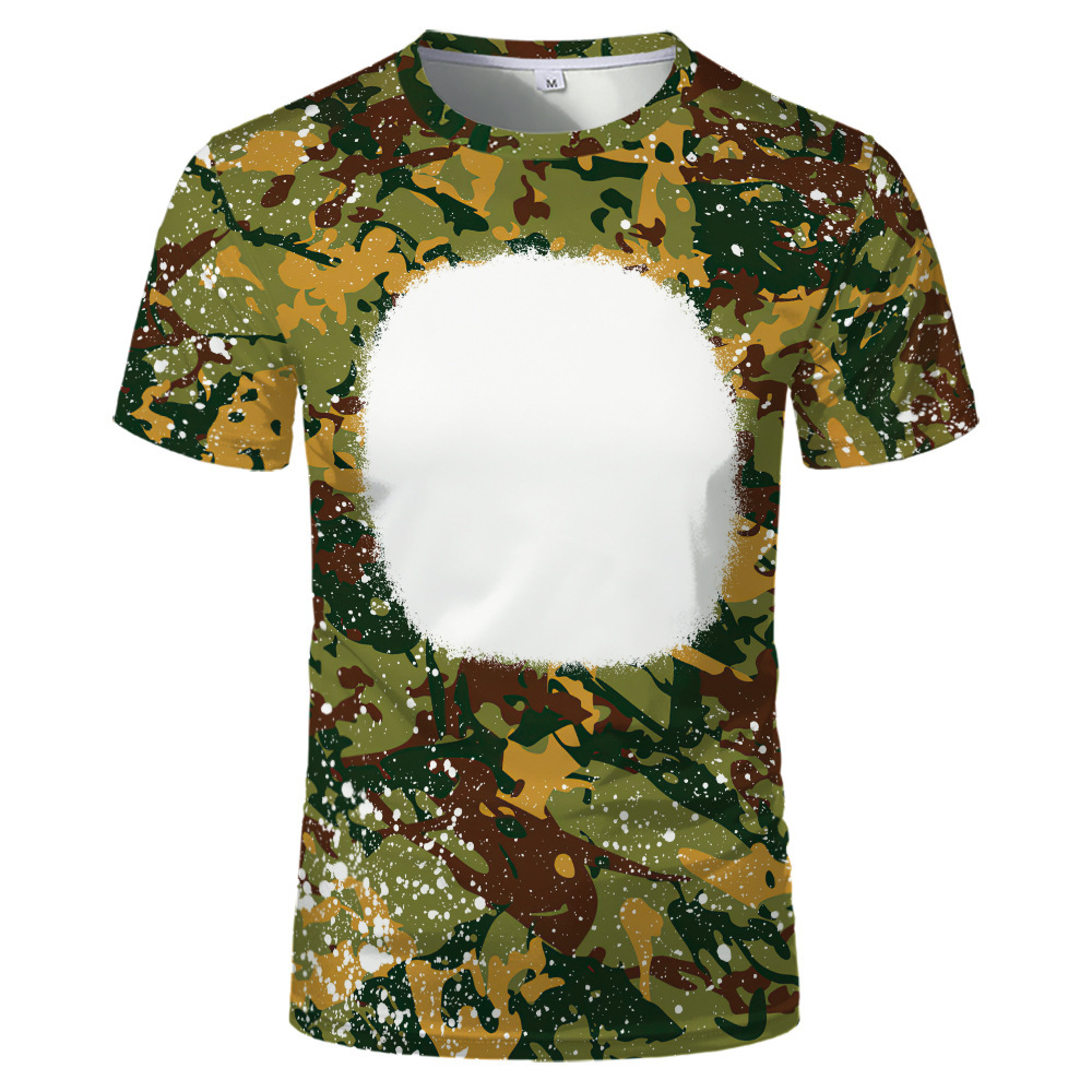 BCT23-Sublimation Bleach T-shirt