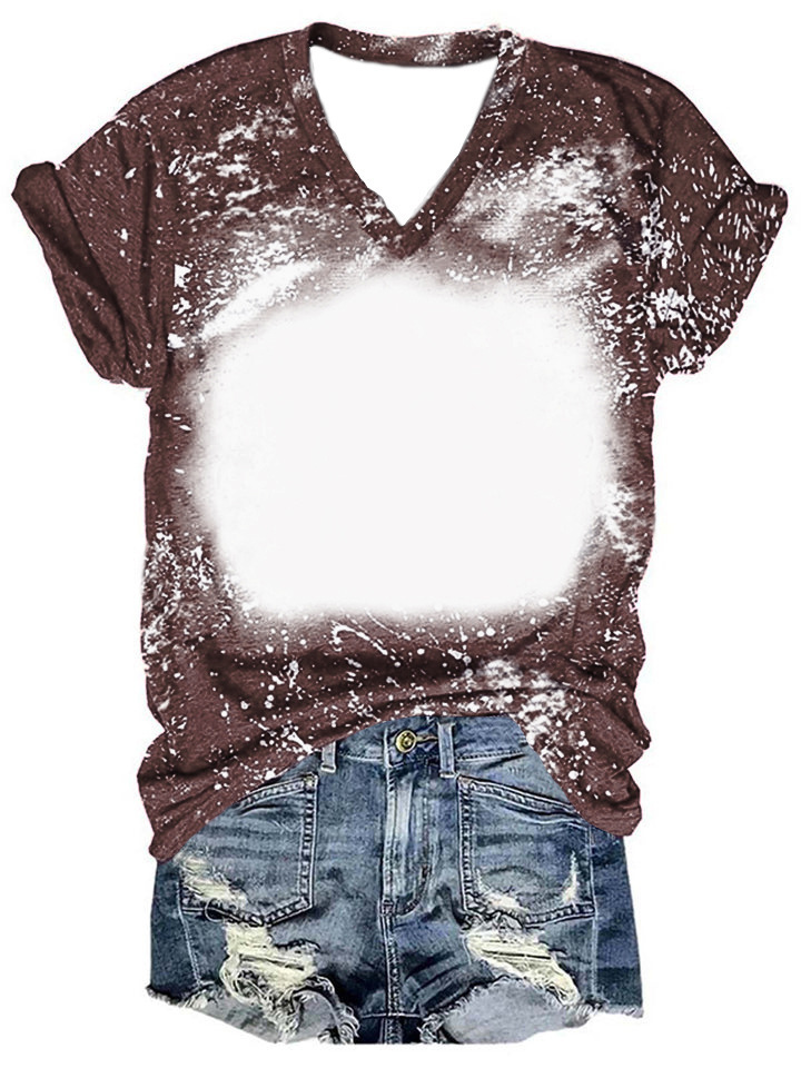 BCT33-Sublimation V-neck T Shirt