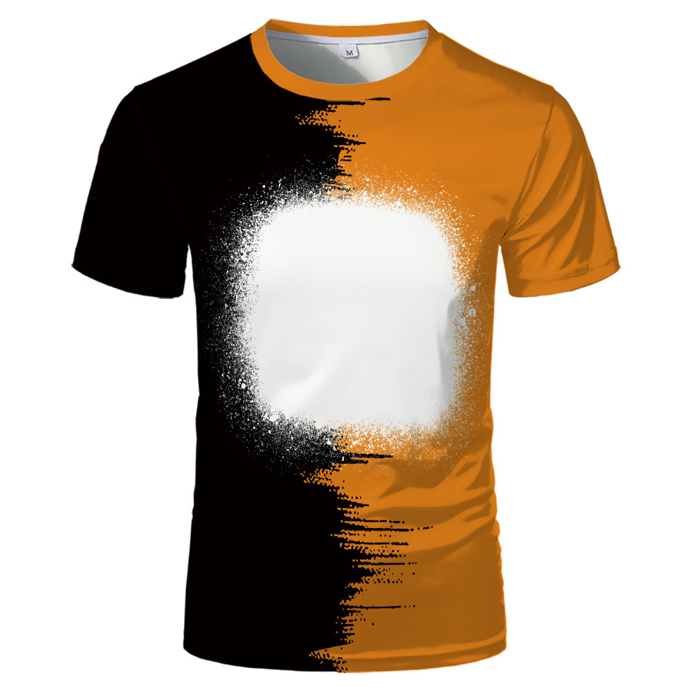 BCT32-Sublimation Bleach T-shirt For Adult