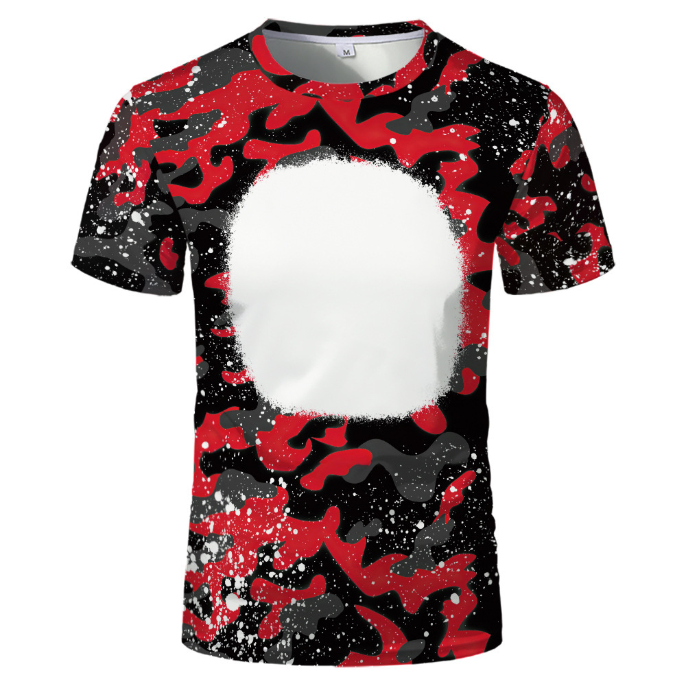 BCT23-Sublimation Bleach T-shirt