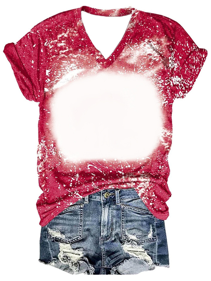 BCT33-Sublimation V-neck T Shirt