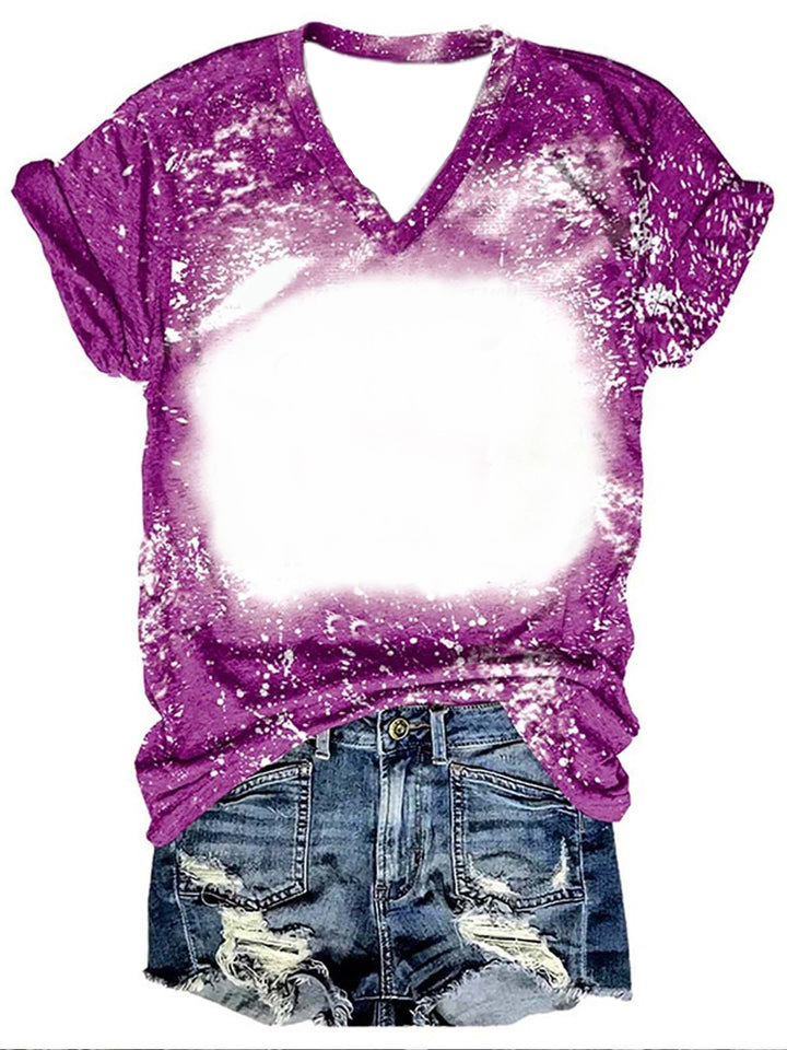 BCT33-Sublimation V-neck T Shirt