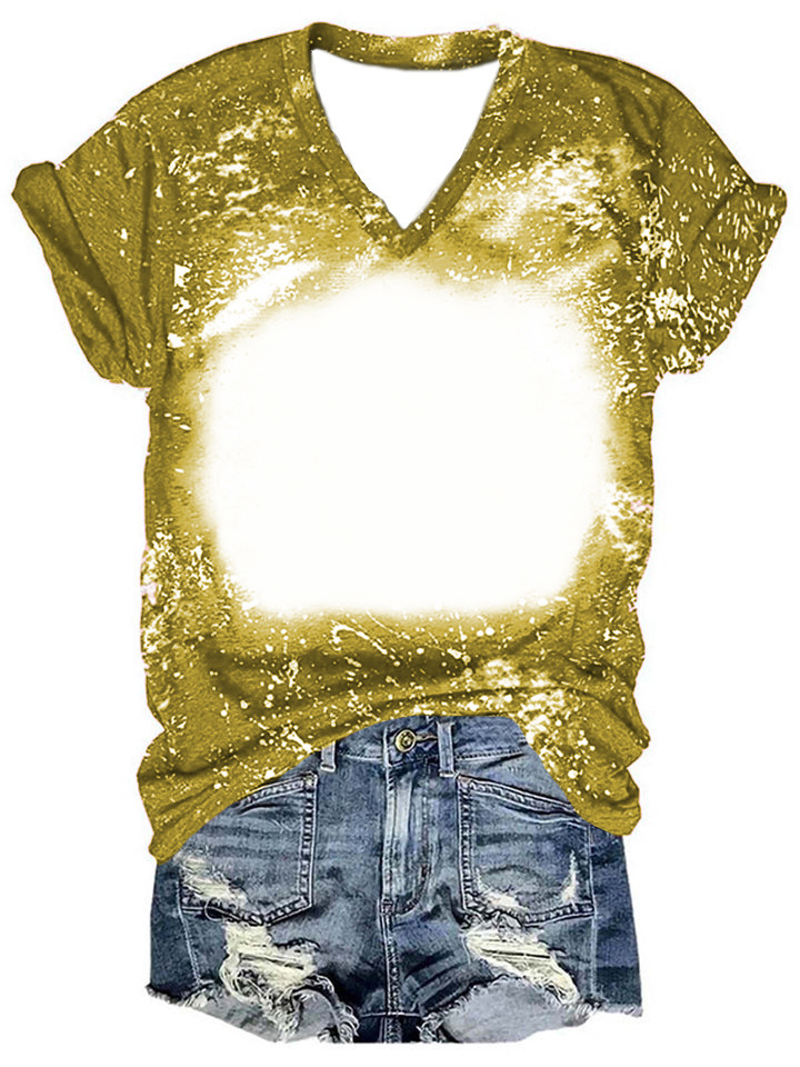BCT33-Sublimation V-neck T Shirt