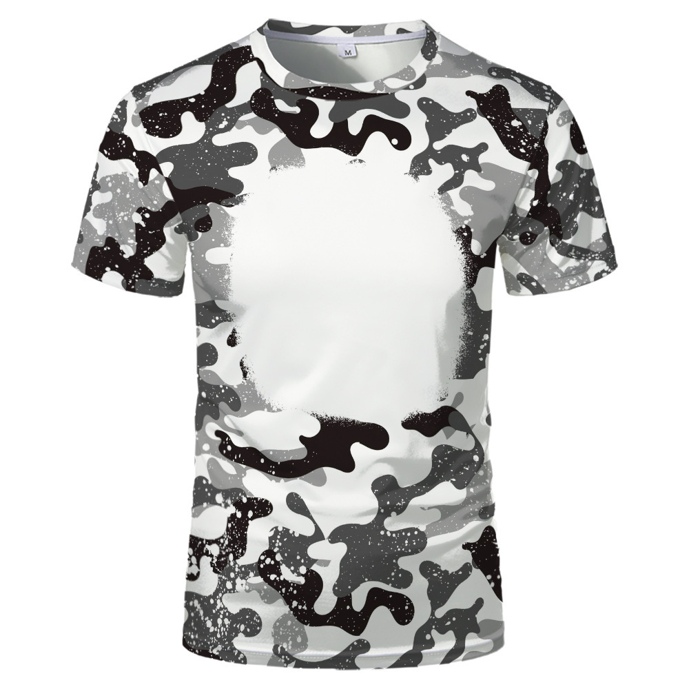 BCT23-Sublimation Bleach T-shirt