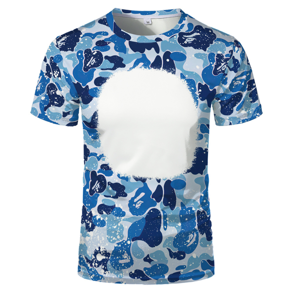 BCT23-Sublimation Bleach T-shirt
