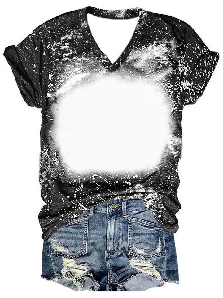 BCT33-Sublimation V-neck T Shirt