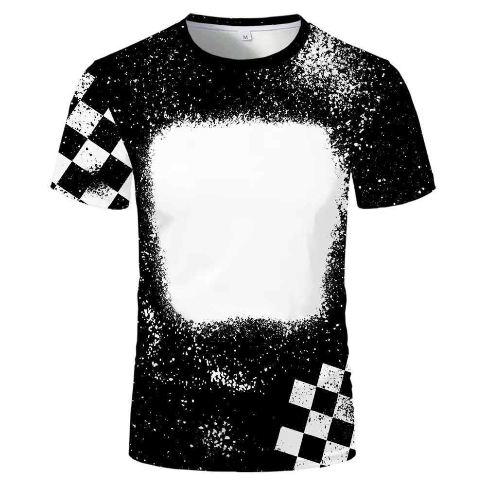 BCT29-Sublimation Bleach T-shirt