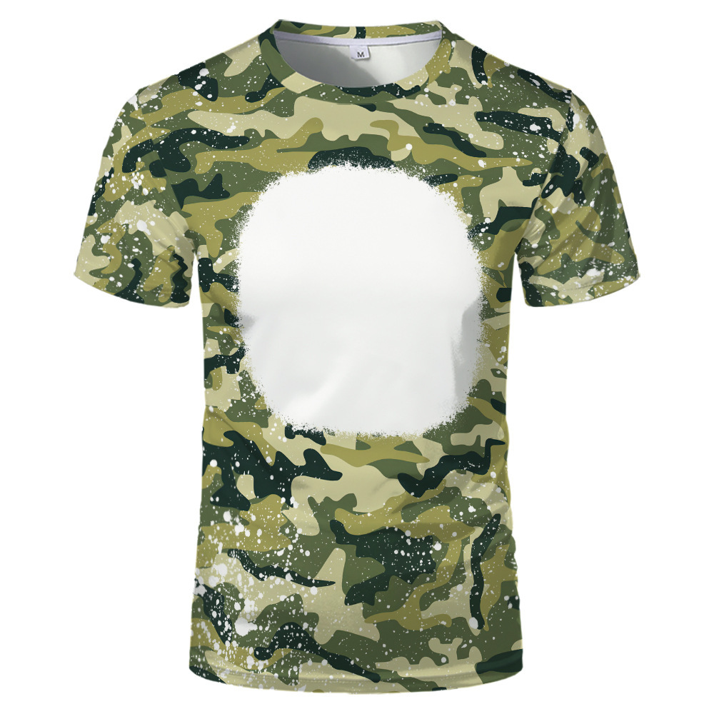 BCT23-Sublimation Bleach T-shirt