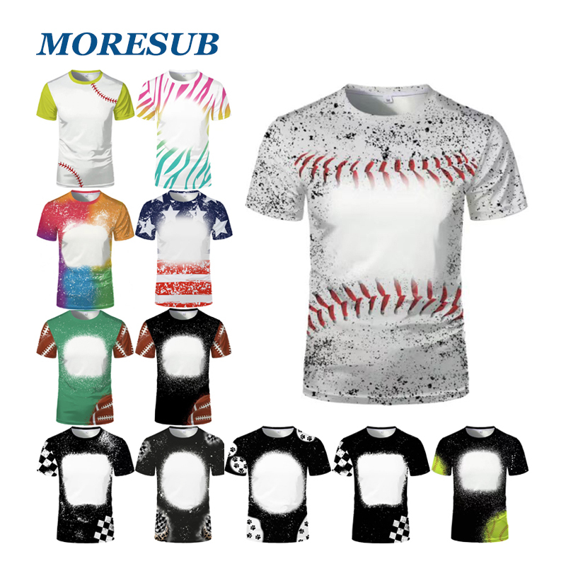 BCT29-Sublimation Bleach T-shirt