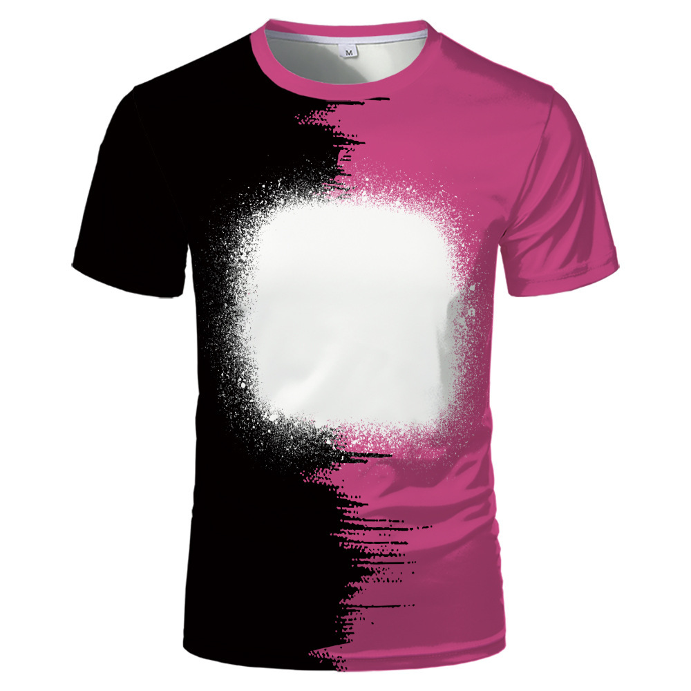 BCT32-Sublimation Bleach T-shirt For Adult