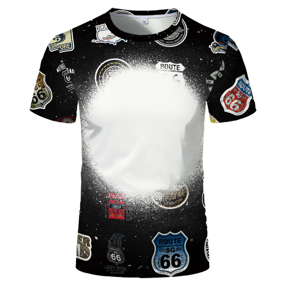 BCT24-Sublimation Bleach T-shirt