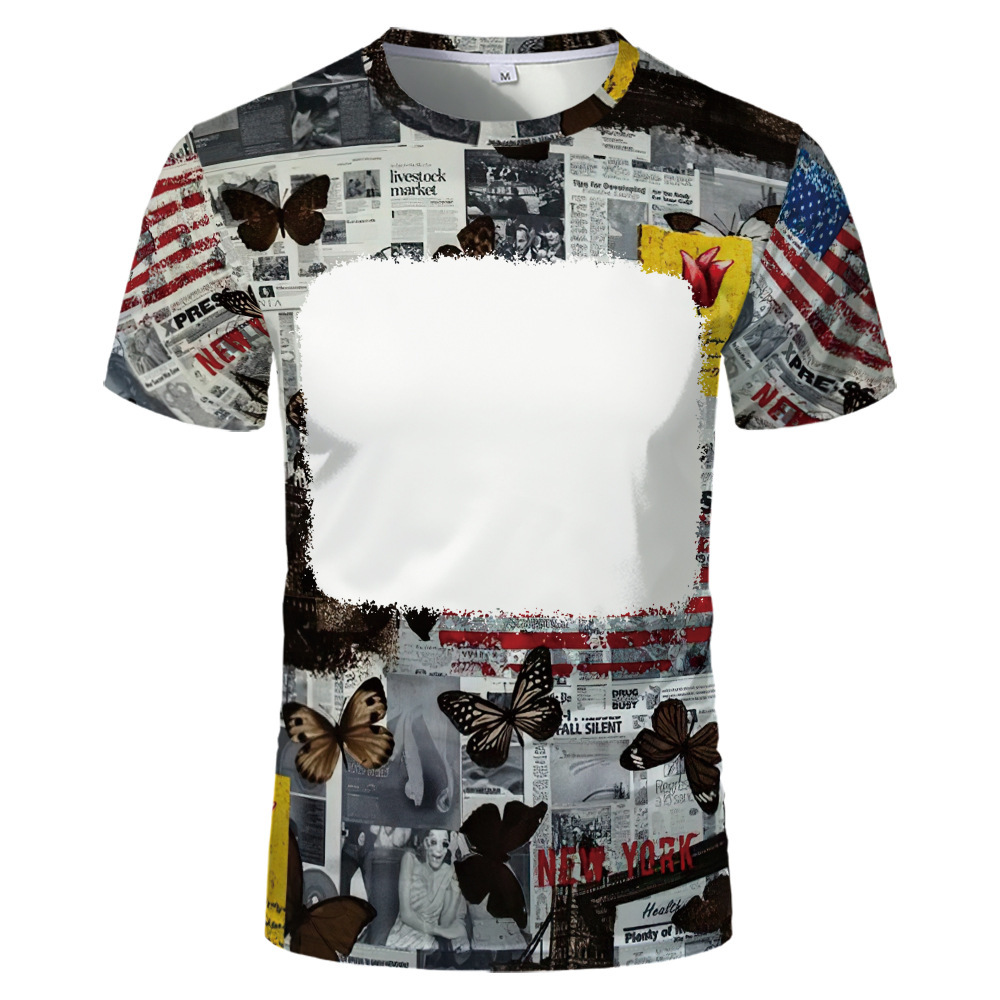 BCT24-Sublimation Bleach T-shirt