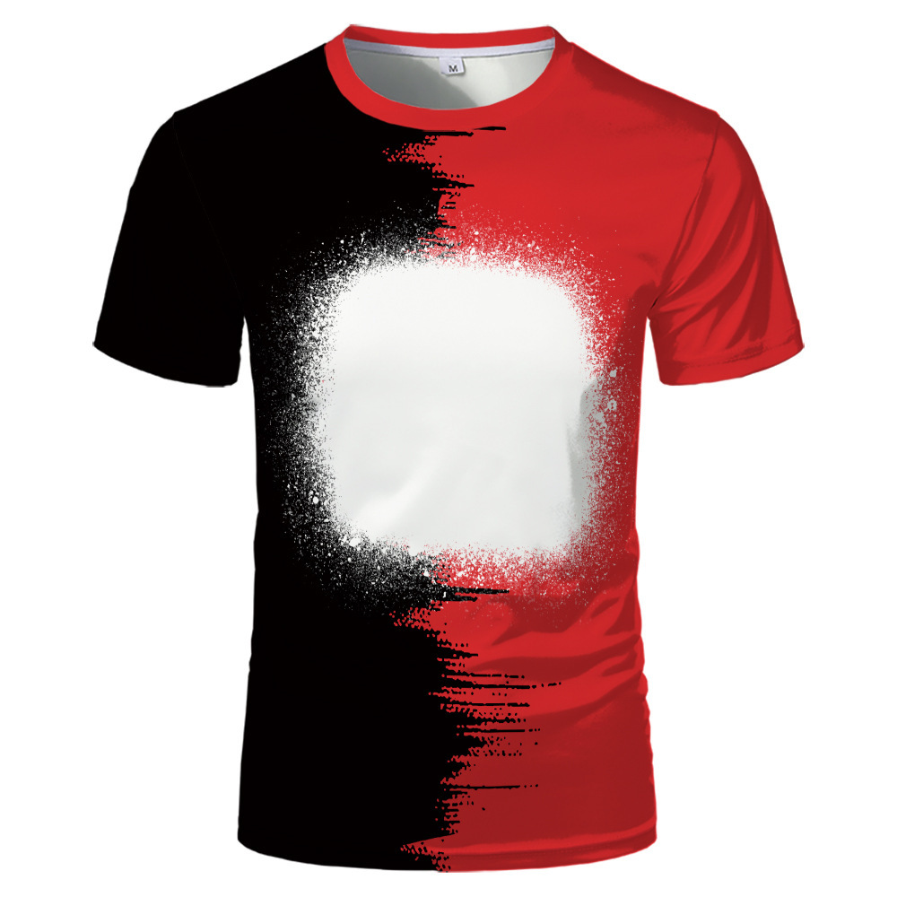 BCT32-Sublimation Bleach T-shirt For Adult