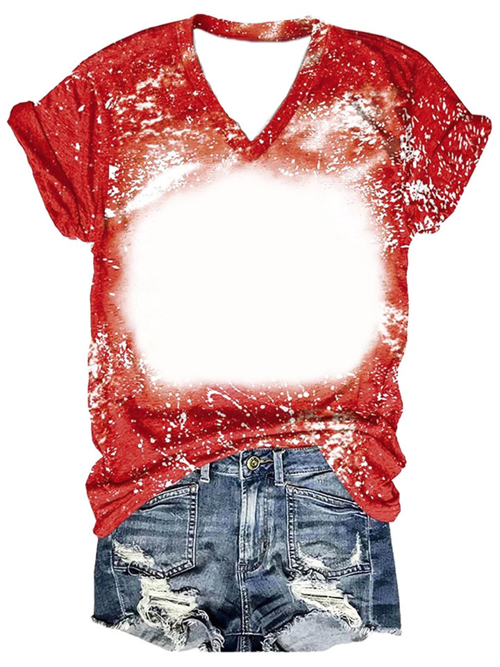 BCT33-Sublimation V-neck T Shirt