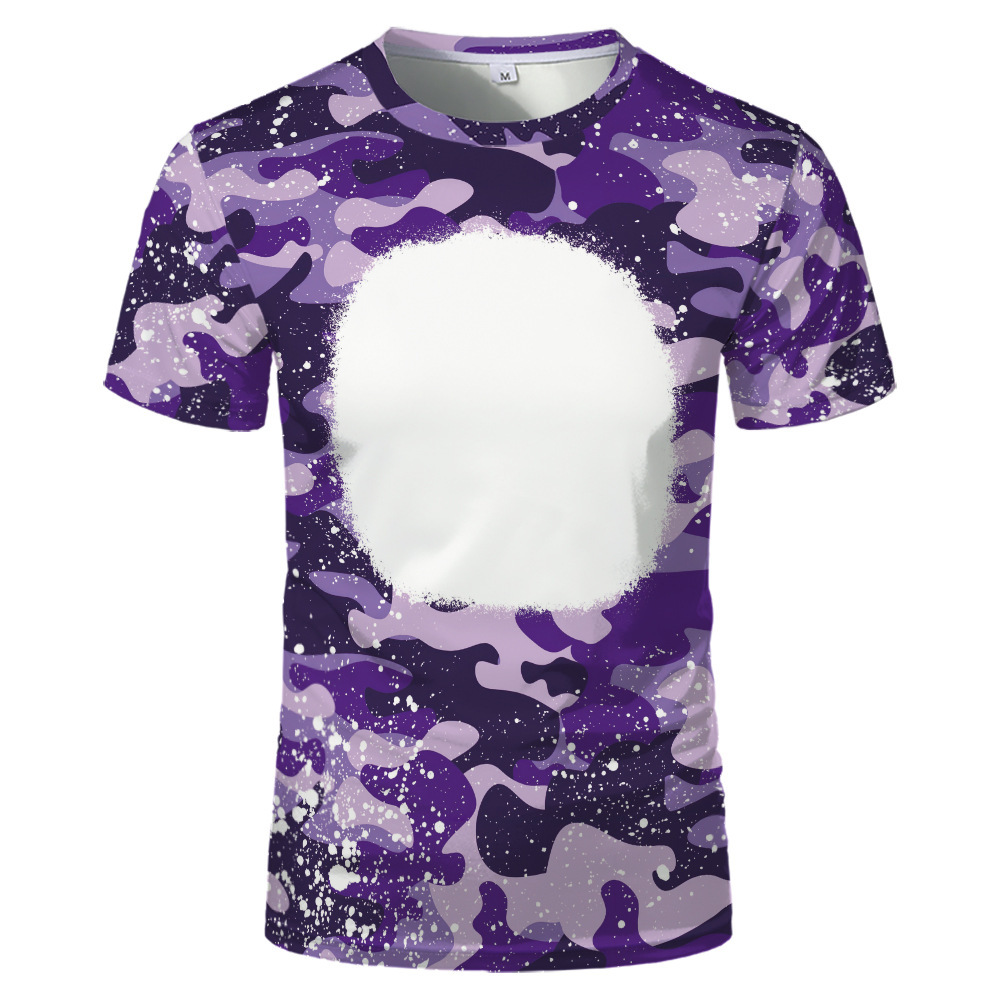 BCT23-Sublimation Bleach T-shirt