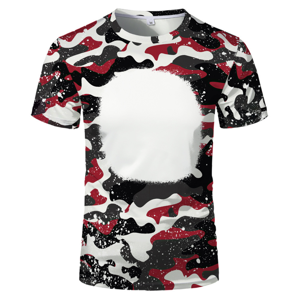 BCT23-Sublimation Bleach T-shirt