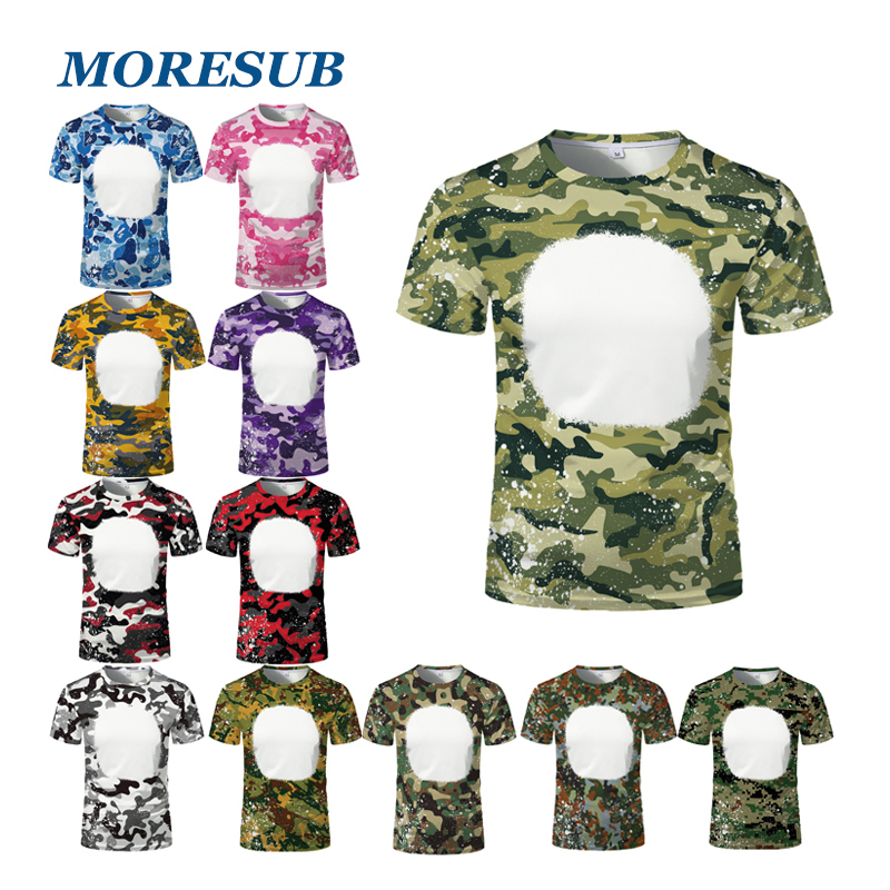 BCT23-Sublimation Bleach T-shirt