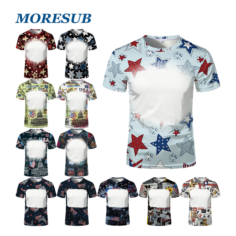 BCT24-Sublimation Bleach T-shirt