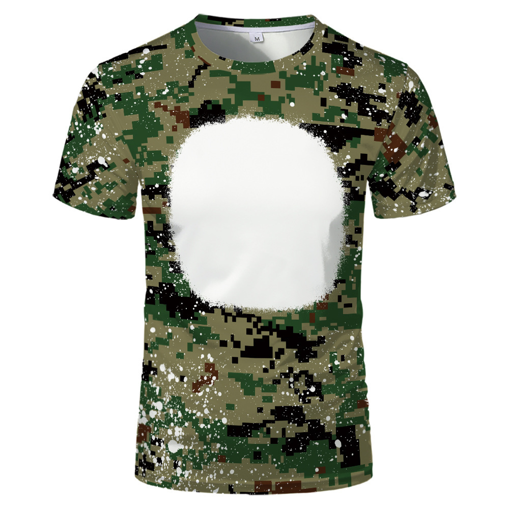 BCT23-Sublimation Bleach T-shirt