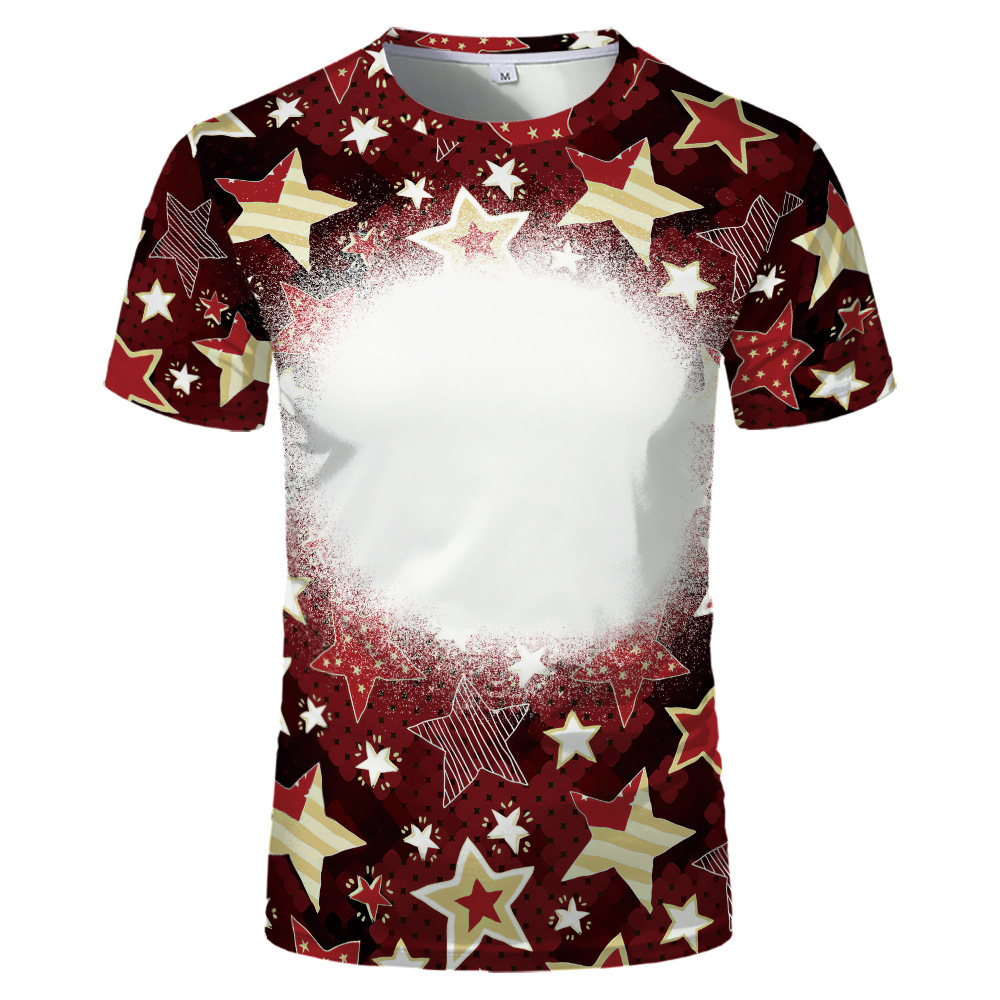 BCT24-Sublimation Bleach T-shirt