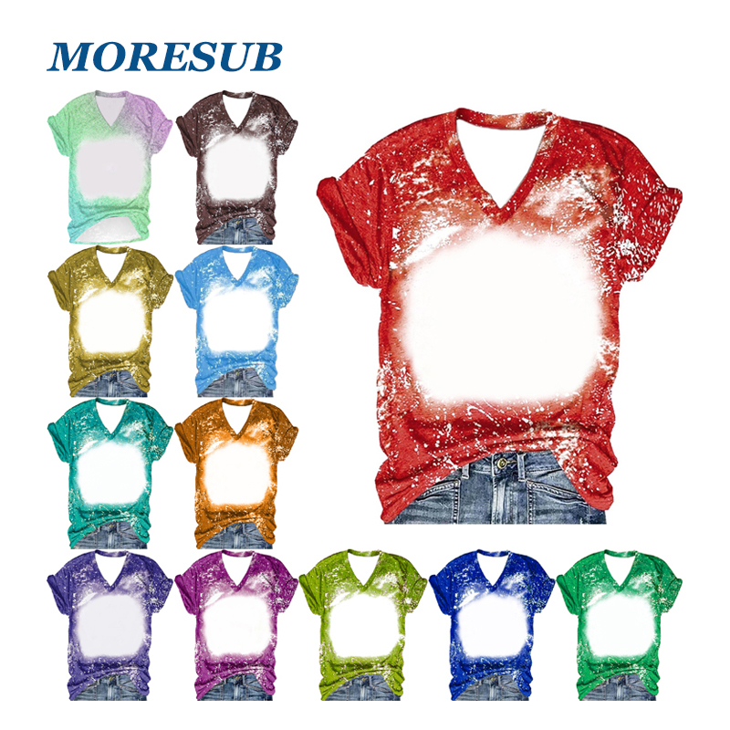 BCT33-Sublimation V-neck T Shirt