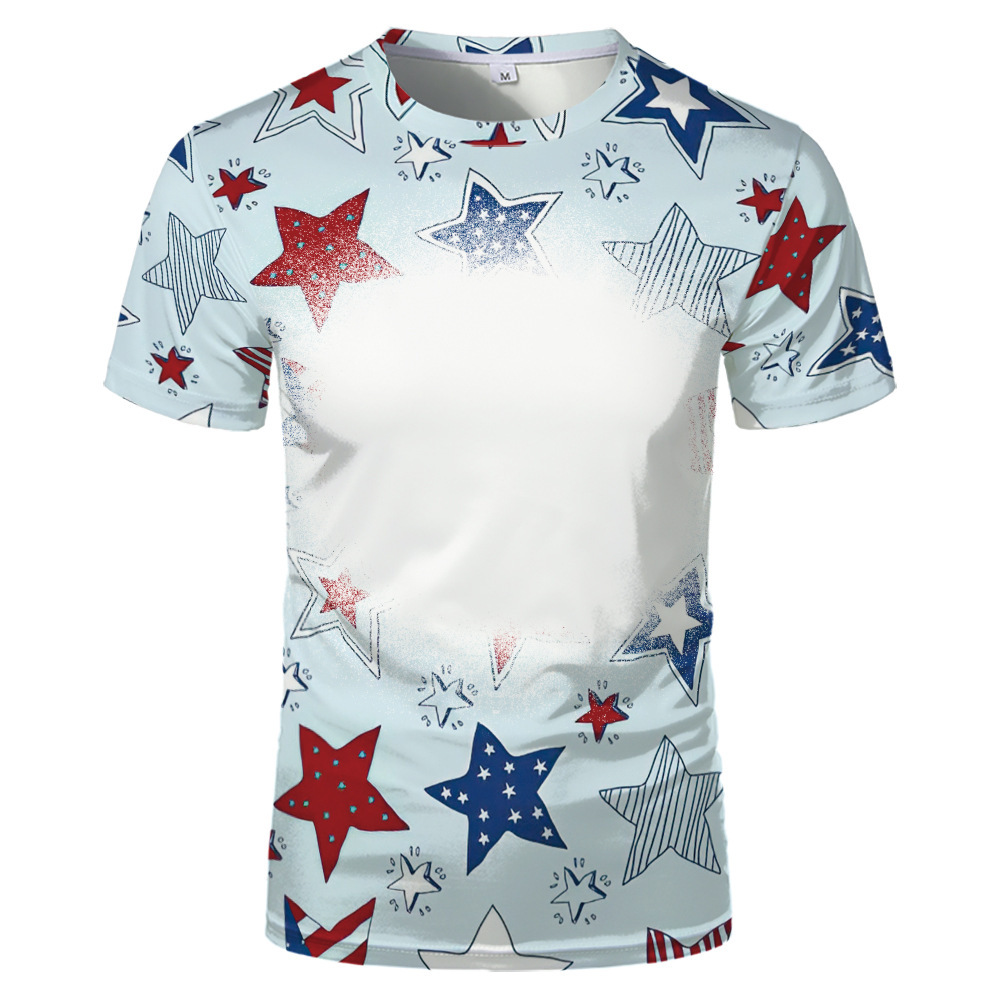 BCT24-Sublimation Bleach T-shirt