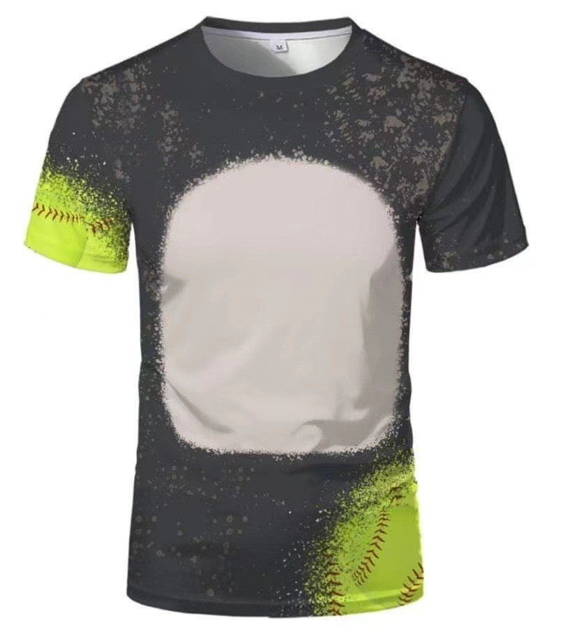 BCT29-Sublimation Bleach T-shirt