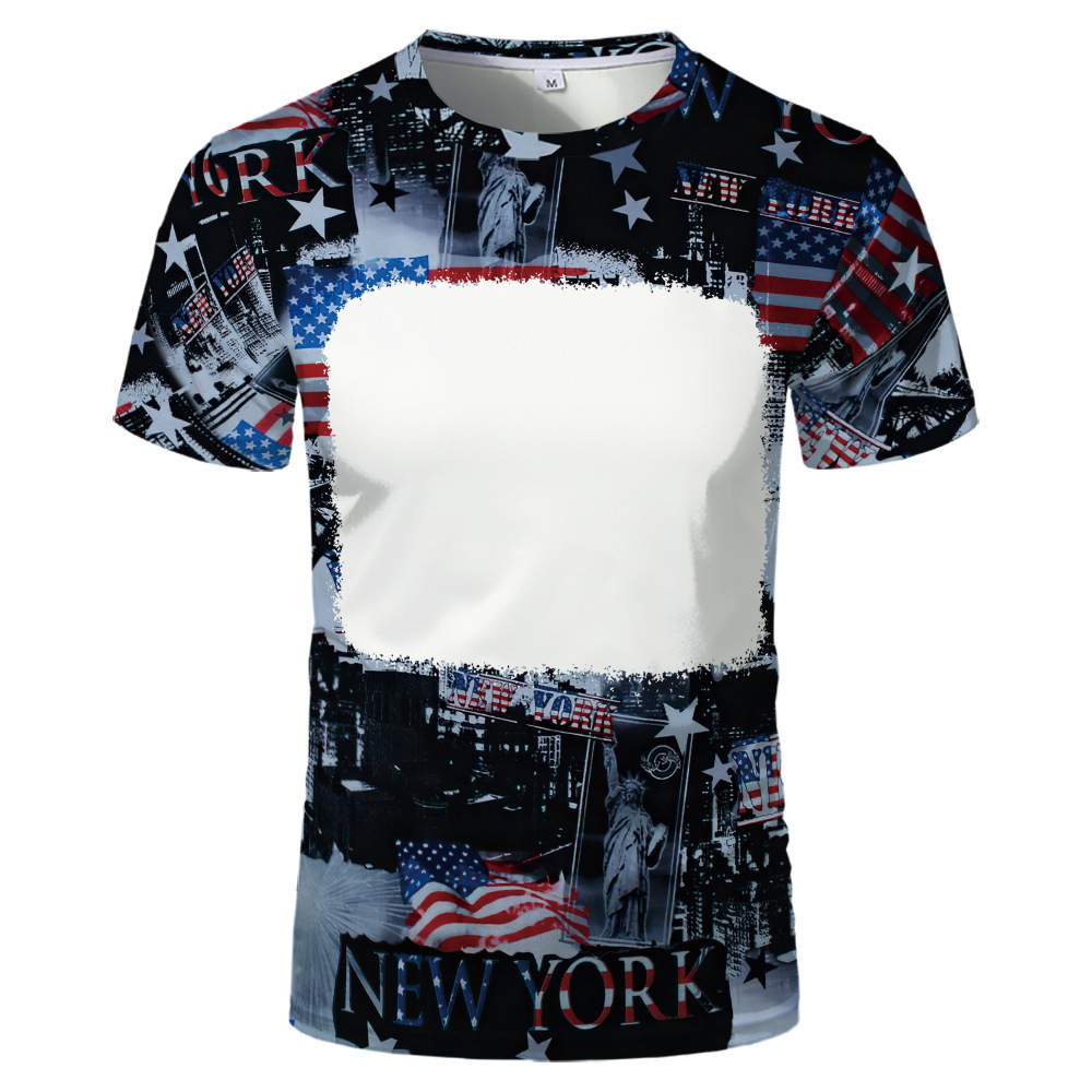 BCT24-Sublimation Bleach T-shirt