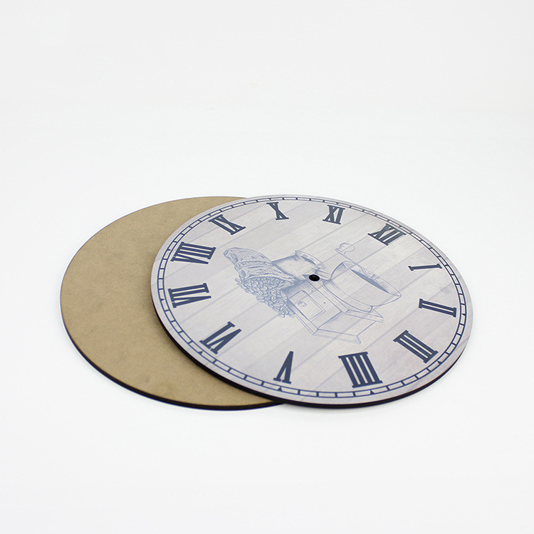 MDW02-Sublimation 10 INCHES MDF Clock Round