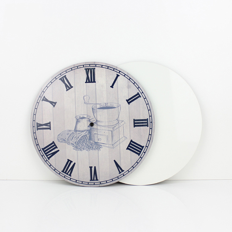 MDW02-Sublimation 10 INCHES MDF Clock Round