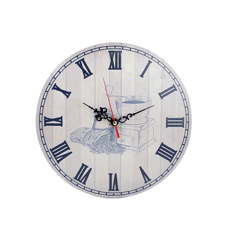 MDW02-Sublimation 10 INCHES MDF Clock Round