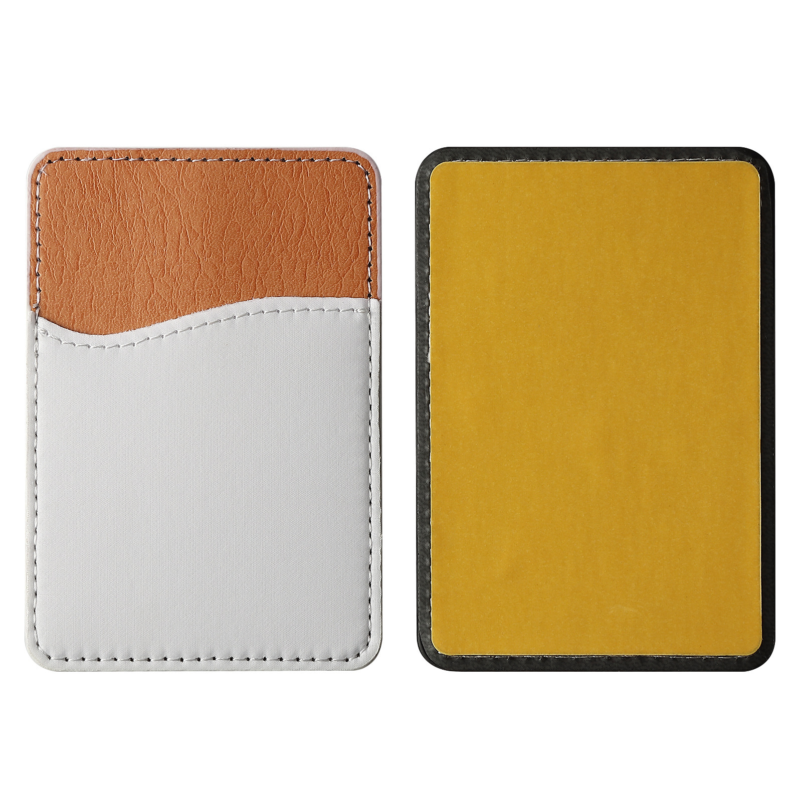 PUC07-Sublimation PU Leather Phone Card Holder
