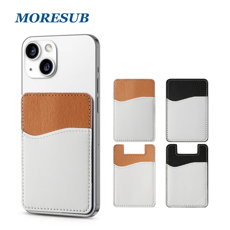 PUC07-Sublimation PU Leather Phone Card Holder