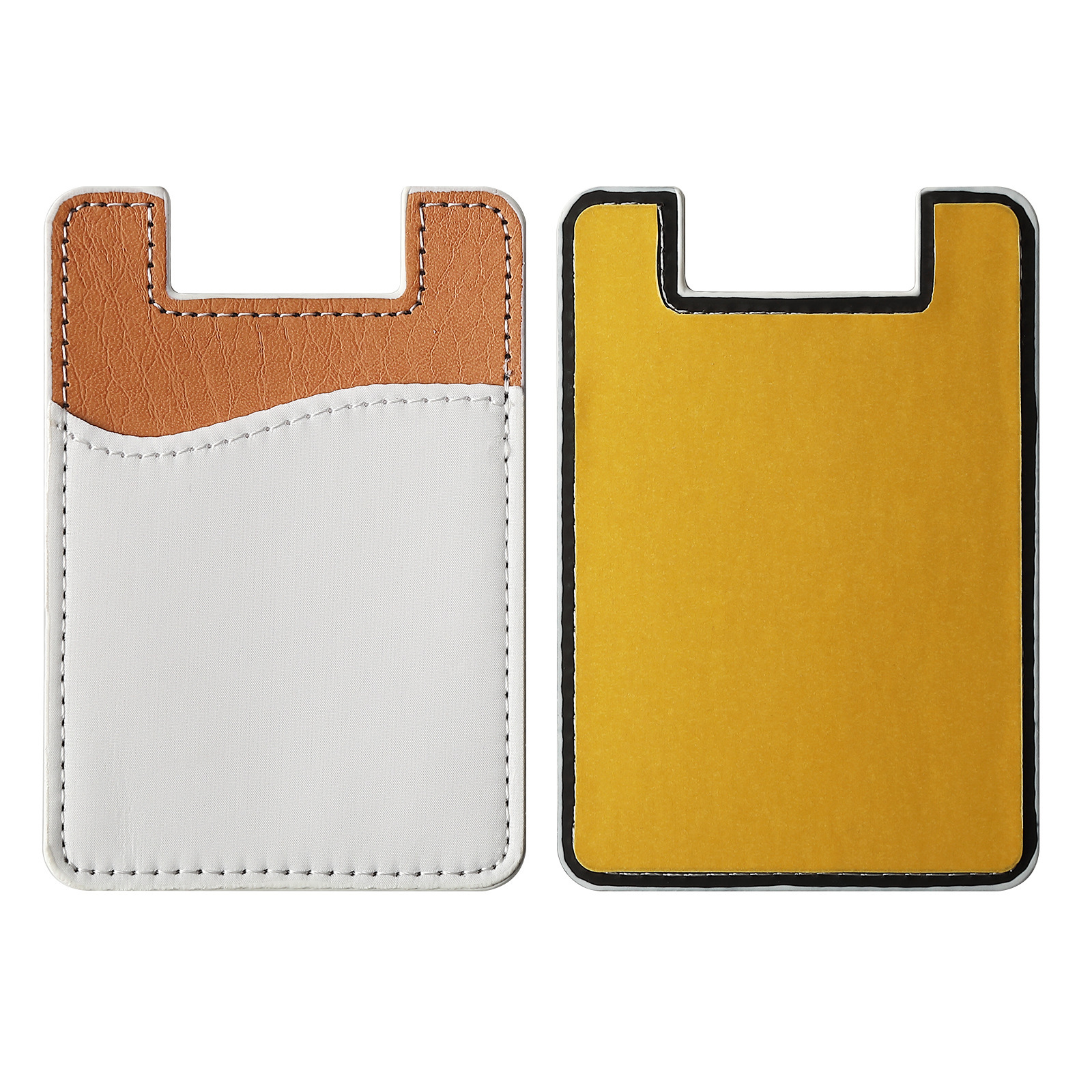 PUC07-Sublimation PU Leather Phone Card Holder