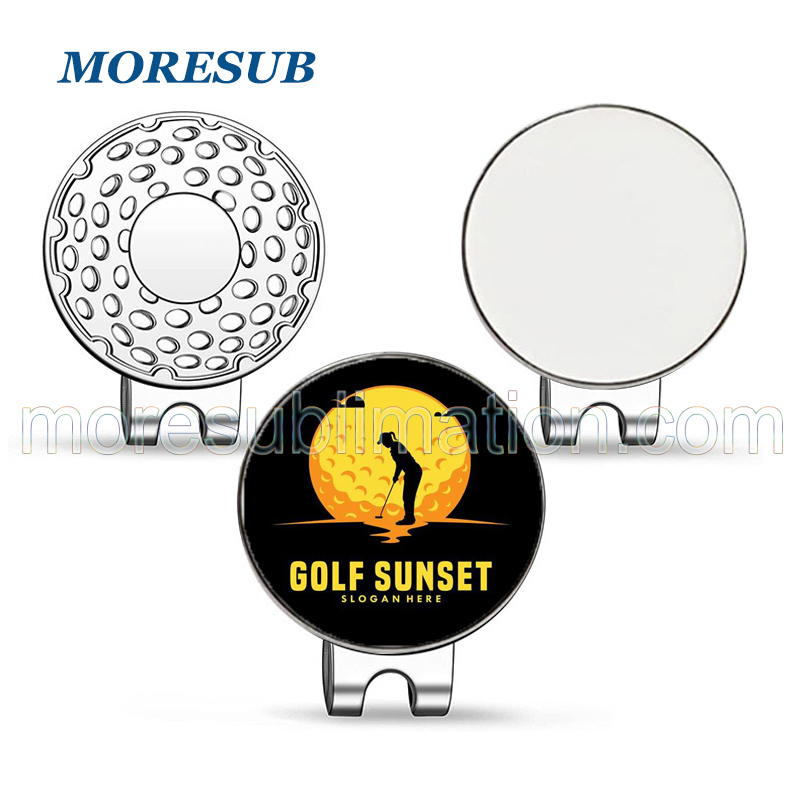 BR09-Sublimation Golf Hat Clip