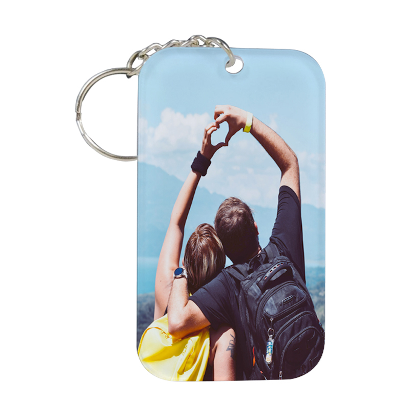 MKC86-Sublimation Acrylic Keychain