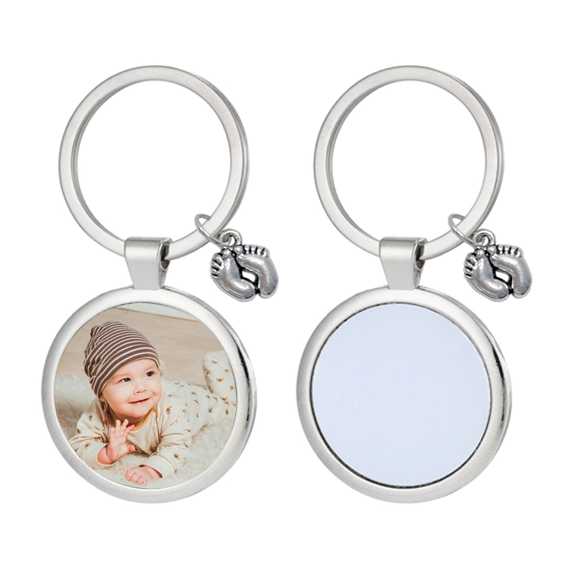 MKC91-Sublimation Child's Feet Keychain