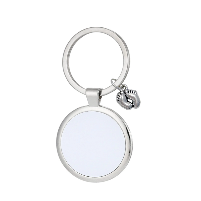 MKC91-Sublimation Child's Feet Keychain