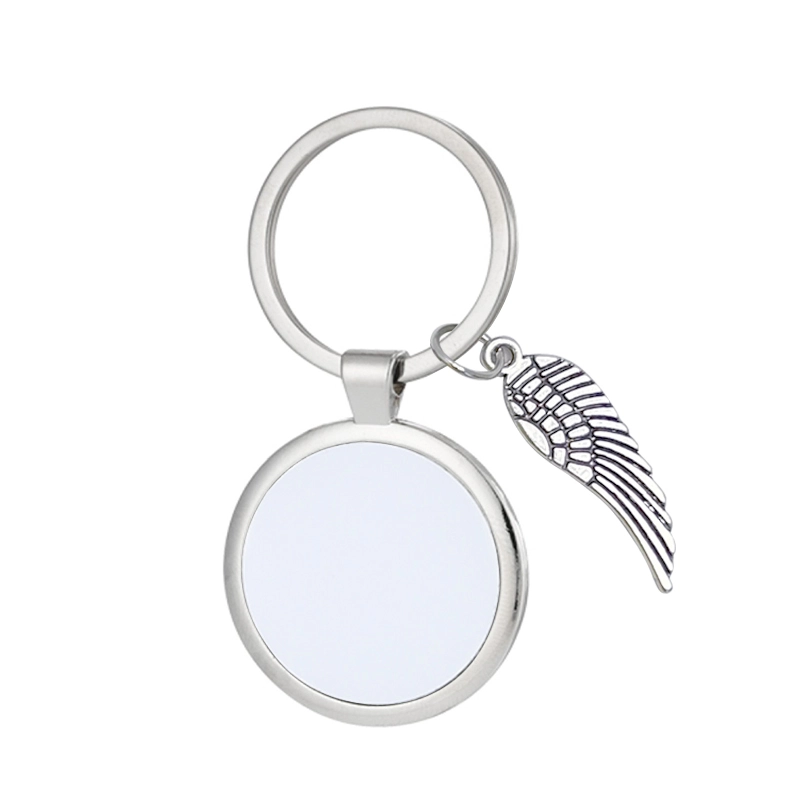 MKC90-Sublimation Angel Wing Keychain