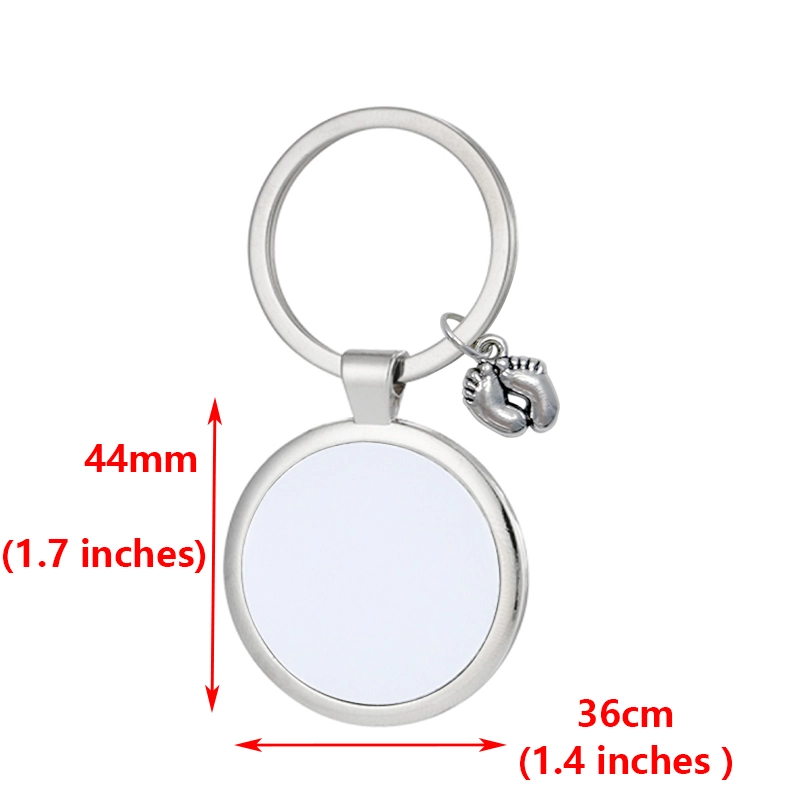 MKC91-Sublimation Child's Feet Keychain